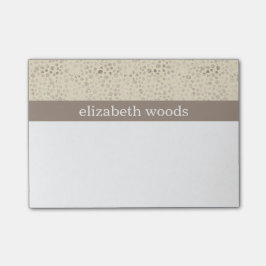 Rustic Elegant Dots Mönster Post-it Block