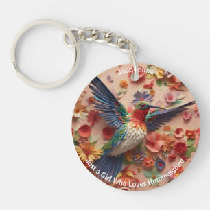Rustic Elegant Funny Hummingbird Personlig Namn