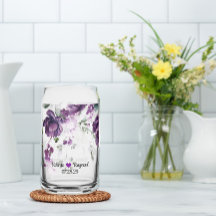 Rustic Elegant Mörk Lila Peonies