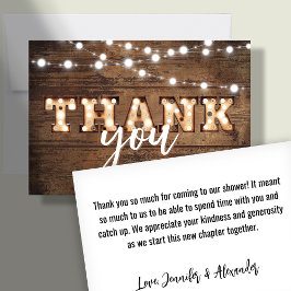 Rustic Engagement Party Tack Kort