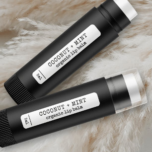 Rustic enkel Lip Gloss Tube Watersecure Lipstick Klistermärke