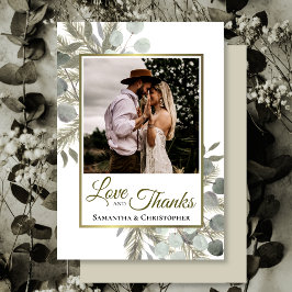 Rustic Eucalyptus & Gräs Kärlek & Tack Bröllop