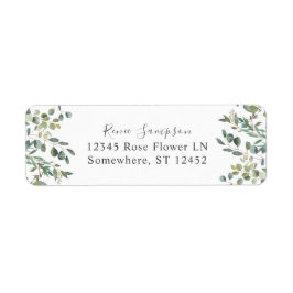 Rustic Eucalyptus Greenery Duo 5 Returadress Returadress Etikett