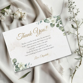Rustic Eucalyptus Greenery Elegant Bridal Shower Tack Kort
