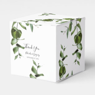 Rustic Eucalyptus Löv Bröllop Presentaskar