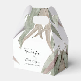 Rustic Eucalyptus Löv Bröllop Presentaskar