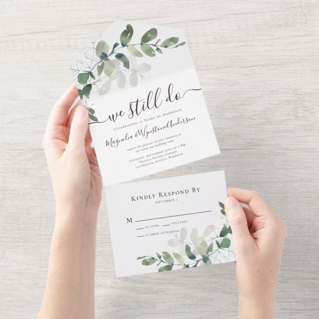 Rustic Eucalyptus Vow Renewal (Avrivbar del)