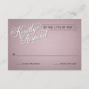 Rustic Fade Rosa Response OSA Kort