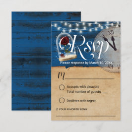 Rustic Fairytale Navy Blue Barn Bröllop OSA