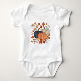 Rustic Fall Autumn Pumpkins Wildblommor Löv T Shirt