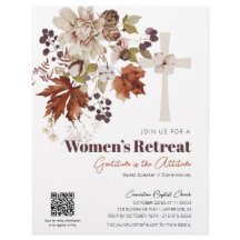 Rustic Fall Blommigt Women's Church Retreat