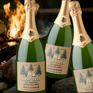 Rustic Fall Camping Bachelorette Boho Party Anpass