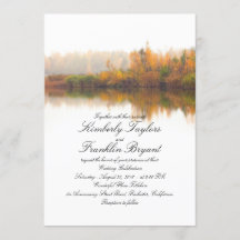 Rustic Fall Elegant och Simple Bröllop