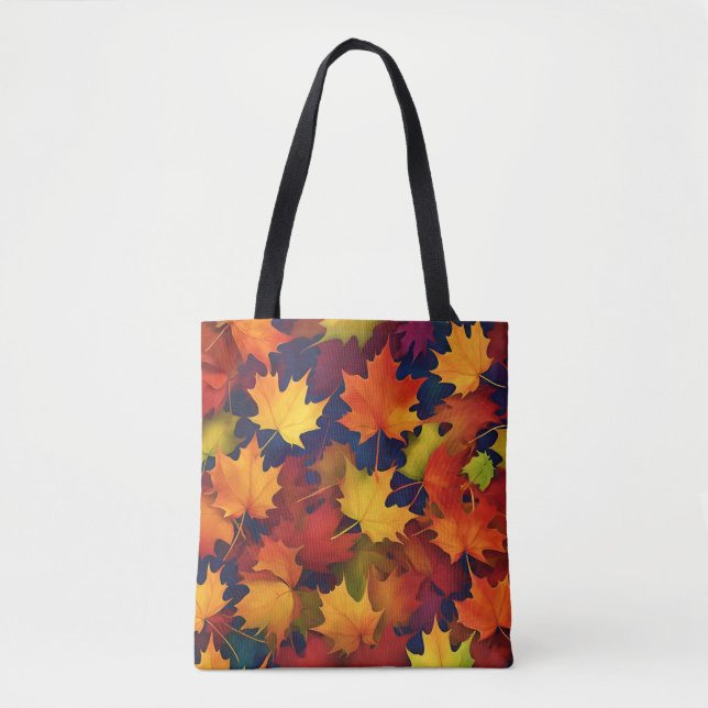 Rustic Fall Foliage Tote Tygkasse (Framsida)