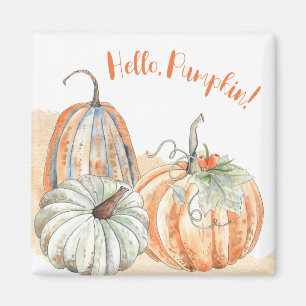 Rustic Fall Hej Pumpkin Magnet