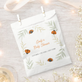 Rustic Fall Ladybug Greenery Baby Shower