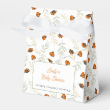 Rustic Fall Ladybug Greenery Baby Shower