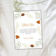 Rustic Fall Ladybug Greenery Baby Shower