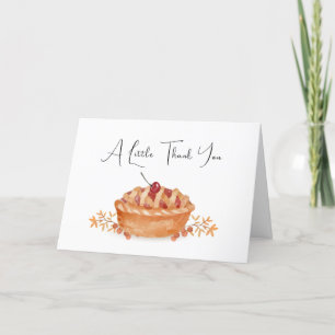 Rustic Fall Little Cutie Paj Cherry Baby Shower Tack Kort