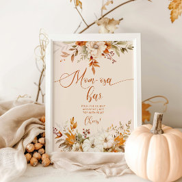 Rustic fall mamma-osa pub poster