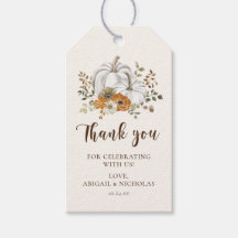 Rustic Fall Pumpkin Bröllop Tack