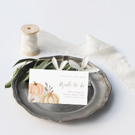 Rustic Fall Pumpkin  en Recept-Möhippa Tilläggskort