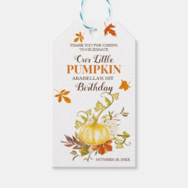 Rustic Fall Pumpkin | TACK Presentetikett
