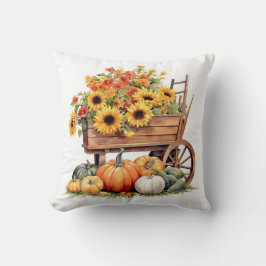 Rustic Fall Wagon Kudde