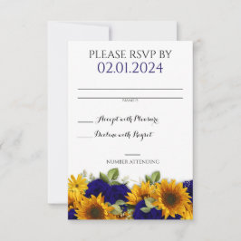 Rustic Fall Wedding Navy Ro OSA kort