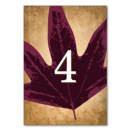 Rustic Fall Wedding Theme | Bord-kortnummer Bordsnummer