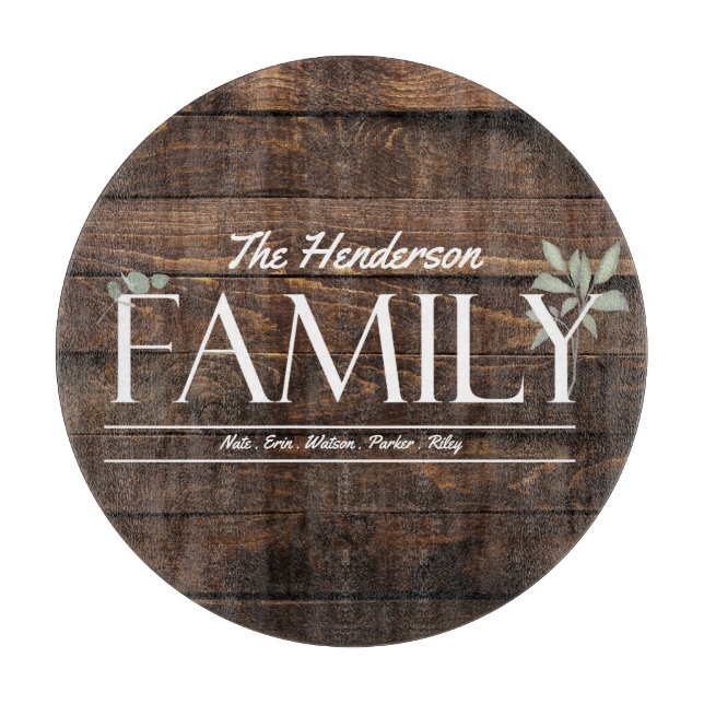 Rustic Family Monogram (Framsidan)