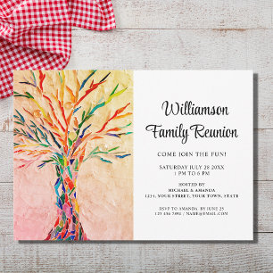 Rustic Family Reunion Inbjudningar
