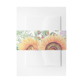 Rustic | Färgning av solblommor i Land Band För Inbjudningskort