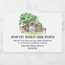 Rustic Farm Animal Baby Shower