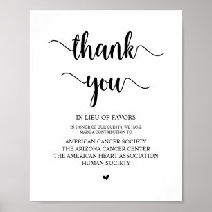 Rustic Farm, Black, Donation från Bröllop, bidrag Poster
