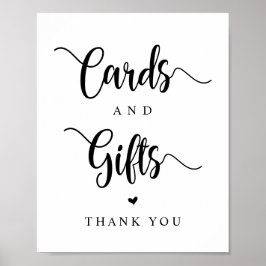 Rustic Farm, Black font, Bröllopskort och Gifts Poster