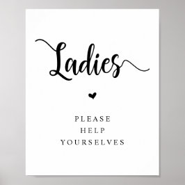 Rustic Farm, Dam, hjälp er själva, tvättrum Poster