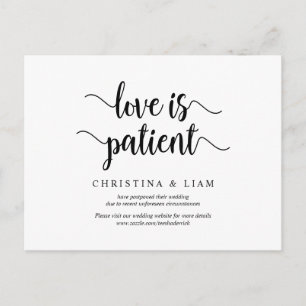 Rustic Farm, Kärlek är Patient, Bröllop senarelade Vykort