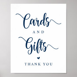 Rustic Farm, Navy Blue, Bröllopskort och Gifts Poster