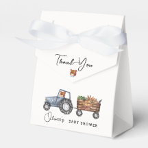 Rustic Farm Tractor Nalle Baby Shower