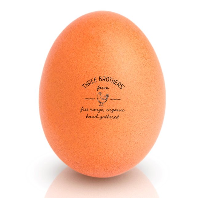 Rustic Farm Vintage Egg Stämpel (Skapare uppladdad)