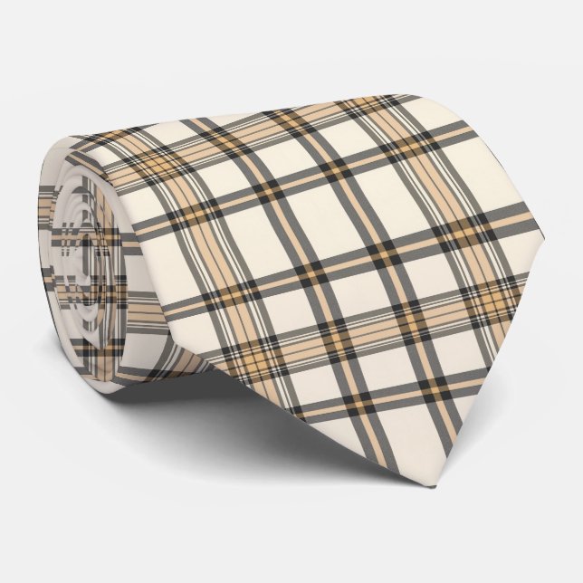 Rustic Farmhouse Beige and Brown Plaid Gift Slips (Rullad)