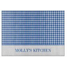Rustic Farmhouse Blue och White Gingham Play