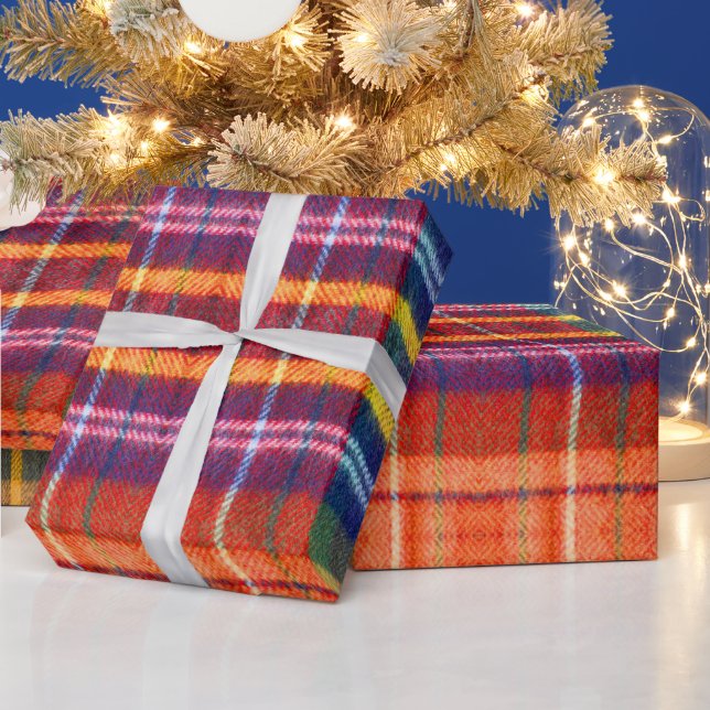 Rustic Farmhouse Buffalo Plade Gift Presentpapper (Helgdagar)