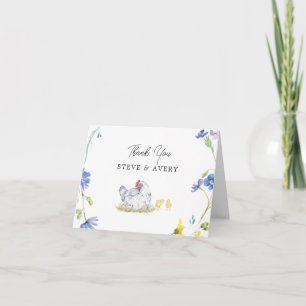Rustic Farmhouse Chickens   Baby Shower Tack Kort