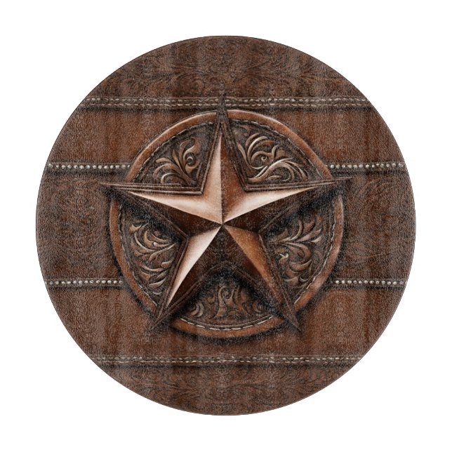 Rustic Farmhouse Cowboy Westerna Land Texas Star (Framsidan)