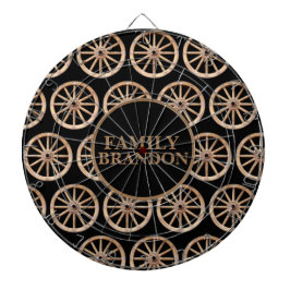 Rustic Farmhouse Elegant Old-Mode Wooden Wheel Darttavla