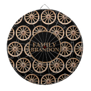 Rustic Farmhouse Elegant Old-Mode Wooden Wheel Darttavla