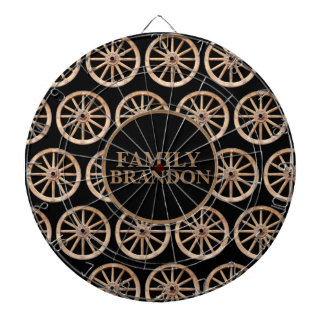 Rustic Farmhouse Elegant Old-Mode Wooden Wheel Darttavla