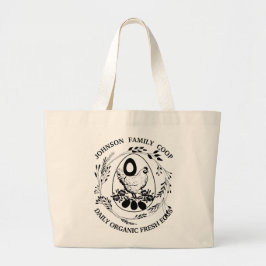 Rustic Farmhouse Farmers Chic för Anpassningsbar p Jumbo Tygkasse